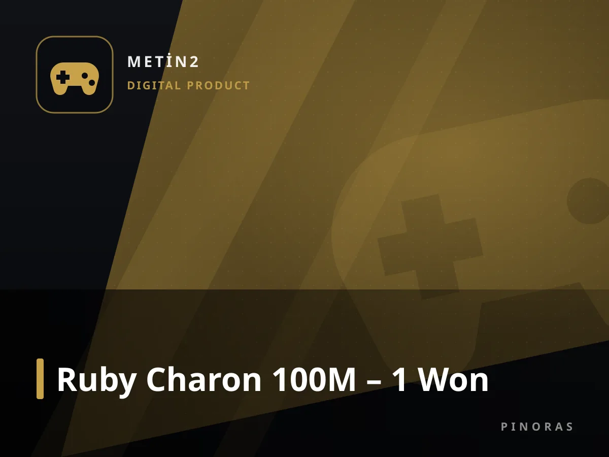 Ruby Charon 100M – 1 Won — Pinoras