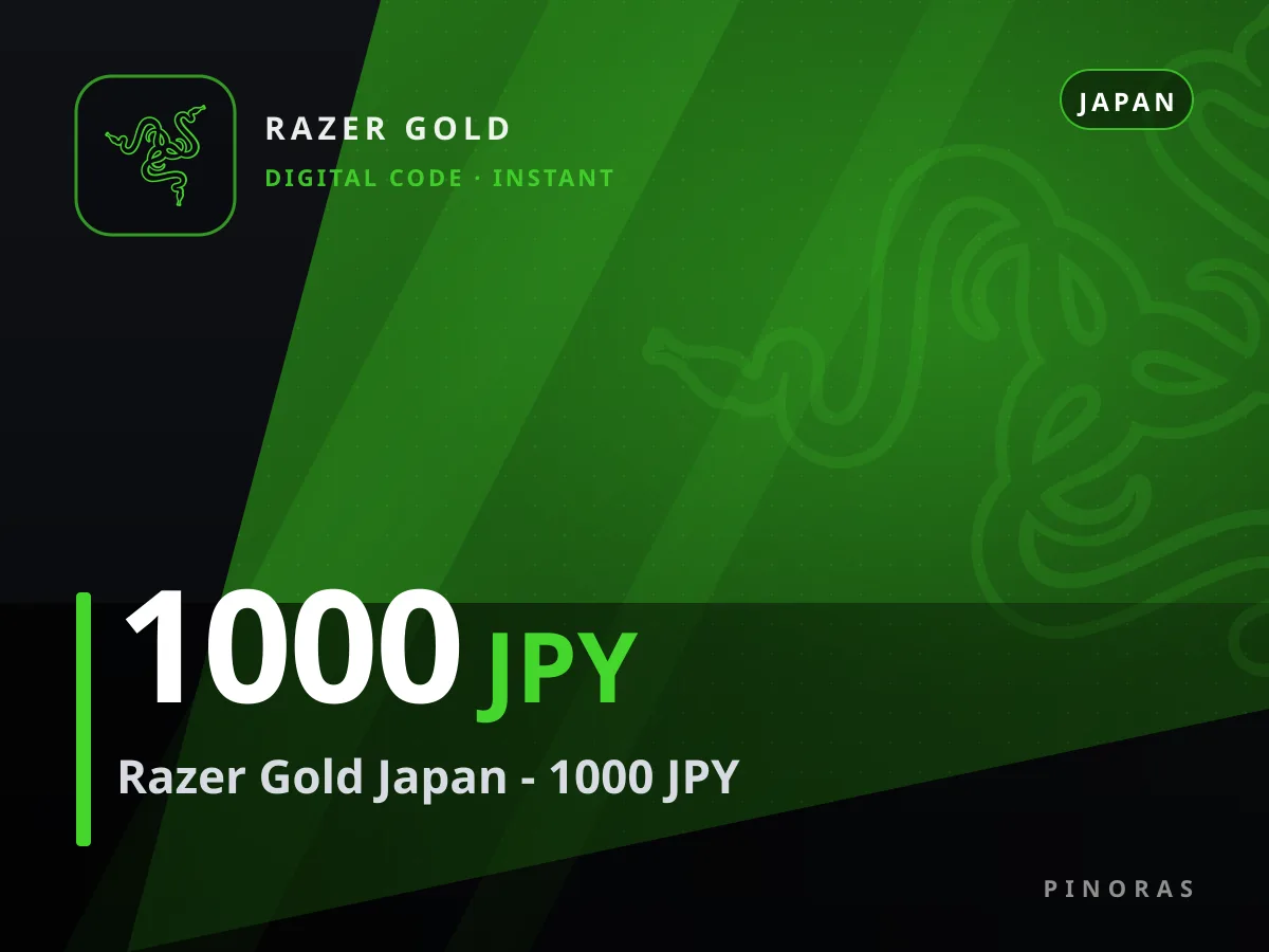 Razer Gold Japan - 1000 JPY — Pinoras