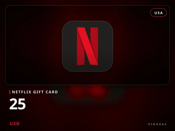 Netflix Gift Card USA - 25 USD
