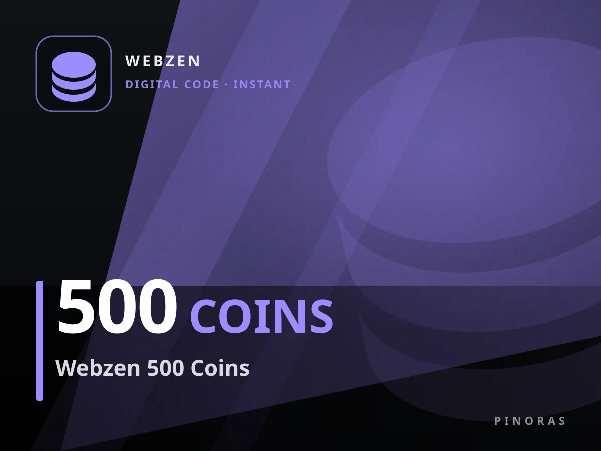 Webzen 500 Coins — Pinoras