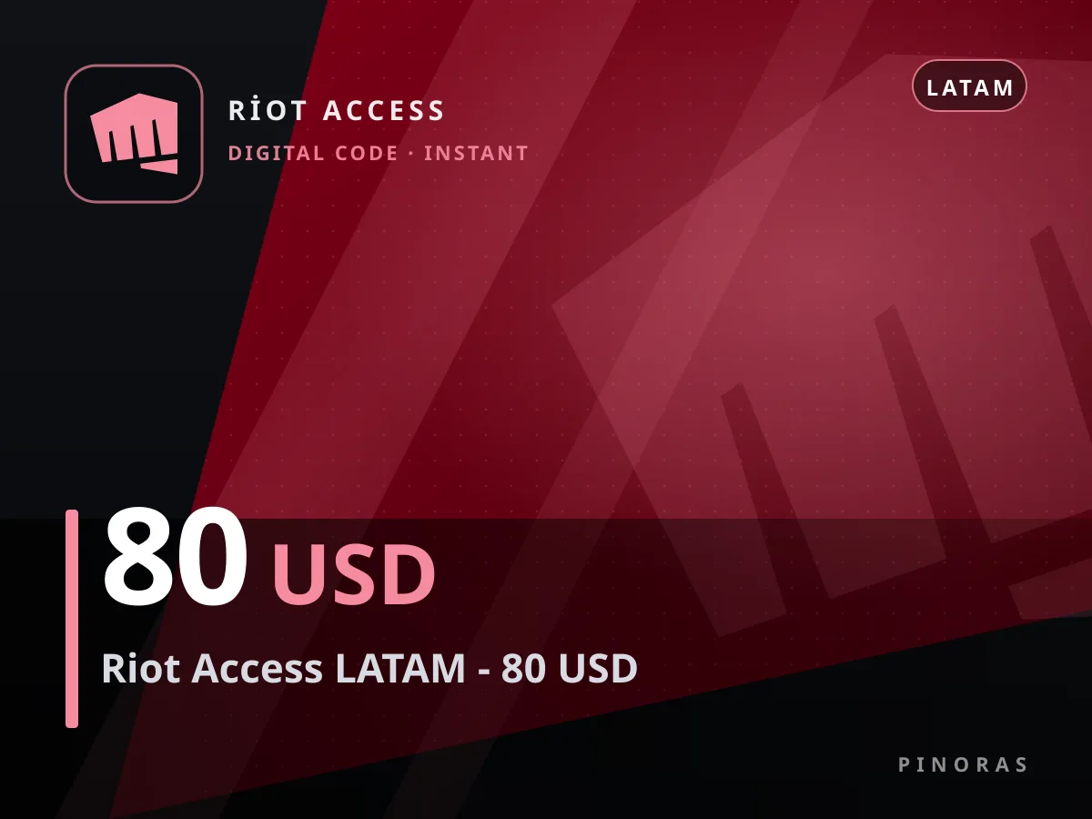 Riot Access LATAM - 80 USD — Pinoras