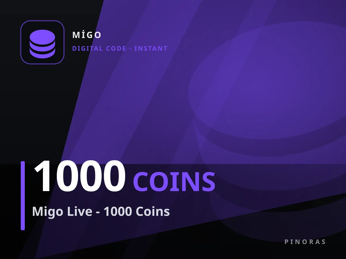Migo Live - 1000 Coins — Pinoras
