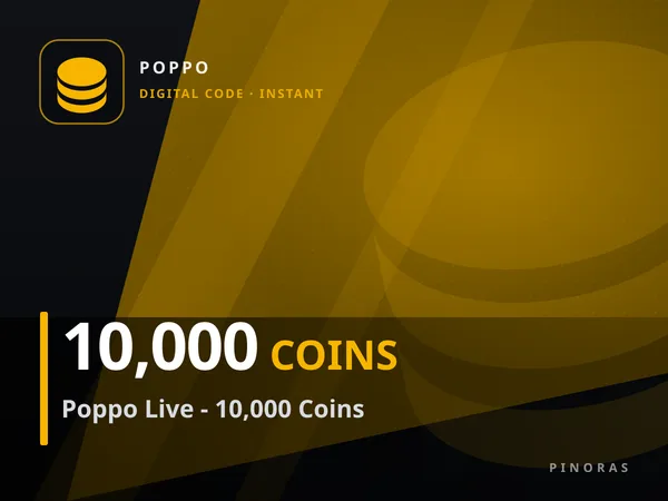 Poppo Live - 10,000 Coins