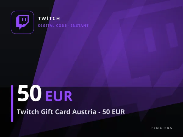 Twitch Gift Card Austria - 50 EUR