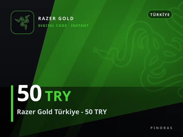 Razer Gold Türkiye - 50 TRY