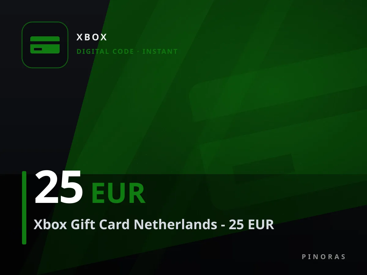 Xbox Gift Card Netherlands - 25 EUR — Pinoras