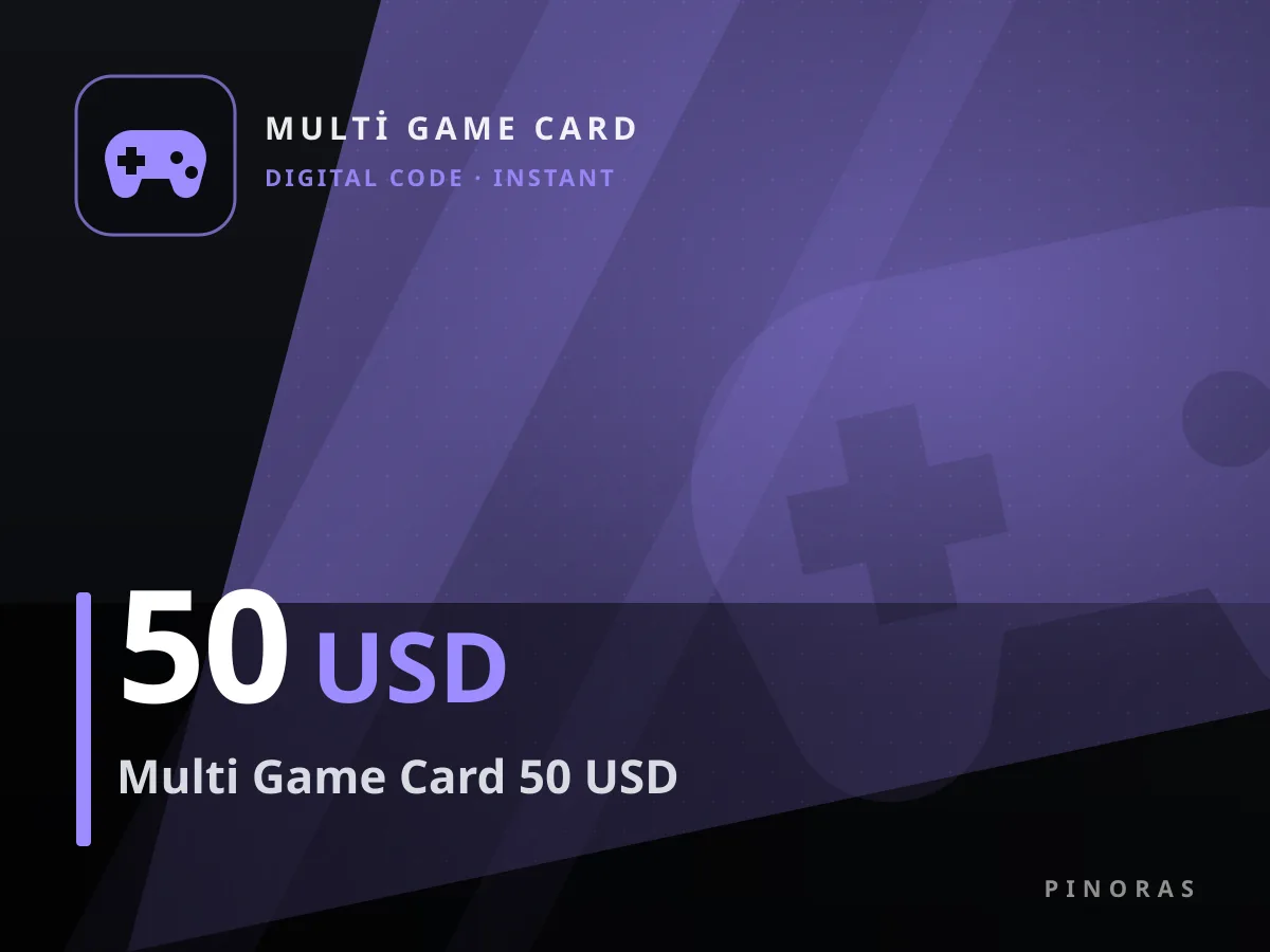 Multi Game Card 50 USD — Pinoras
