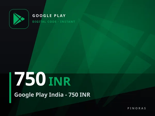 Google Play India - 750 INR