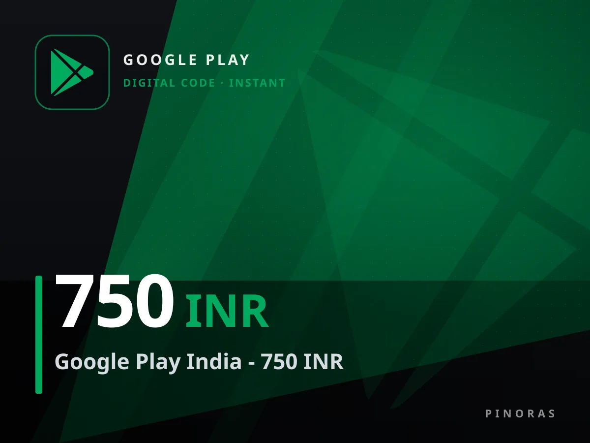 Google Play India - 750 INR — Pinoras