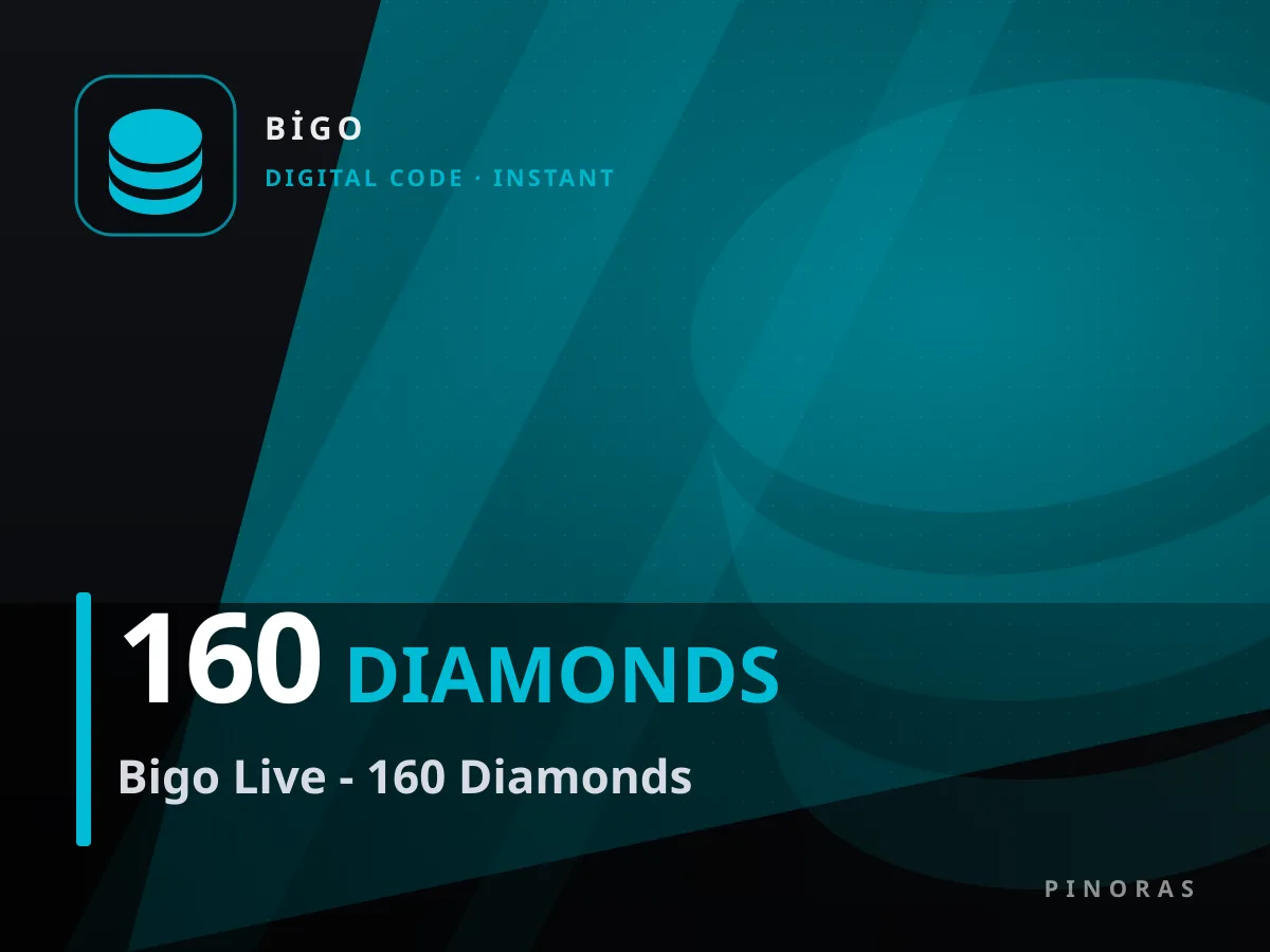 Bigo Live - 160 Diamonds — Pinoras