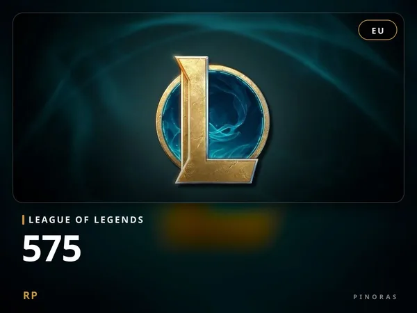 League of Legends 5 EUR - 575 RP