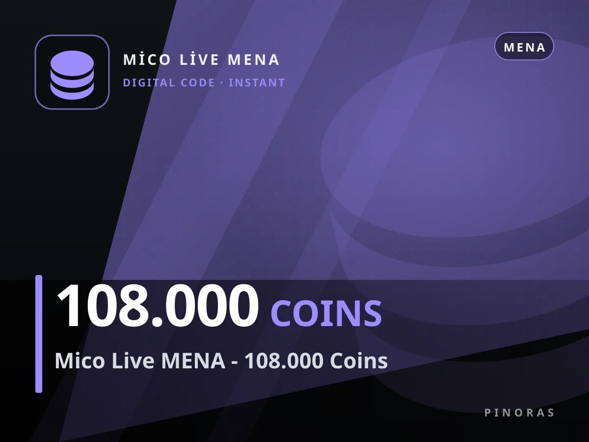 Mico Live MENA - 108.000 Coins — Pinoras