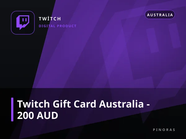 Twitch Gift Card Australia - 200 AUD