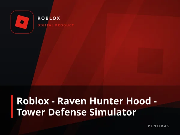 Roblox - Raven Hunter Hood - Tower Defense Simulator