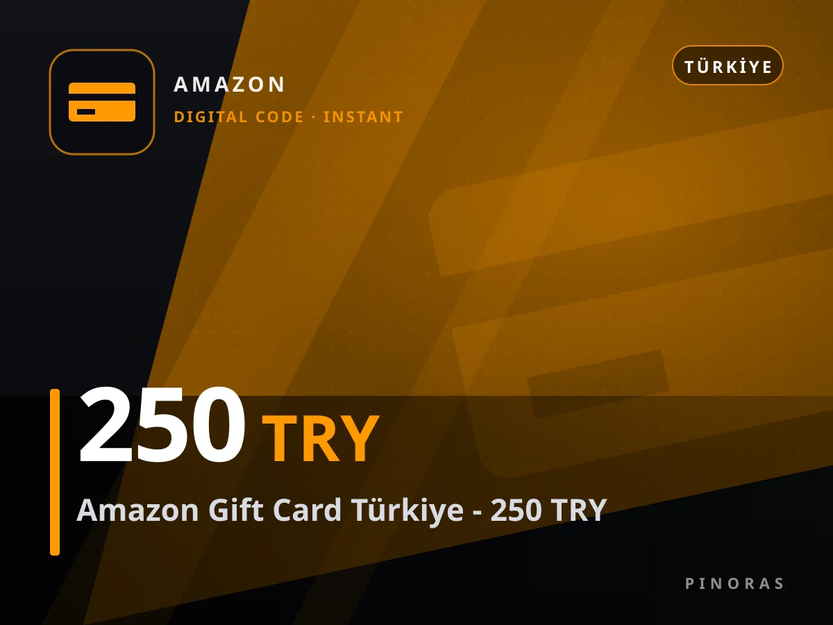 Amazon Gift Card Türkiye - 250 TRY — Pinoras