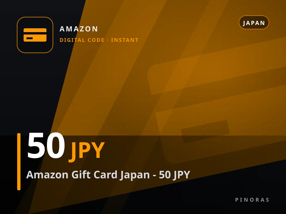 Amazon Gift Card Japan - 50 JPY — Pinoras