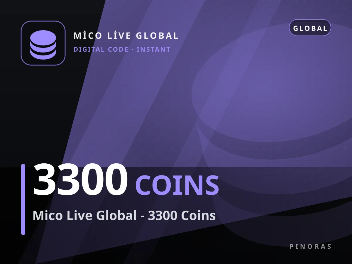 Mico Live Global - 3300 Coins — Pinoras