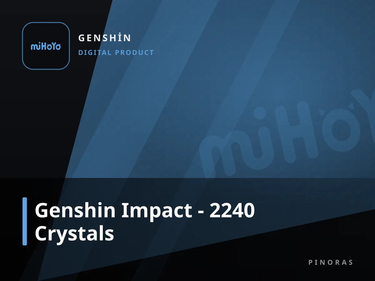 Genshin Impact - 2240 Crystals — Pinoras